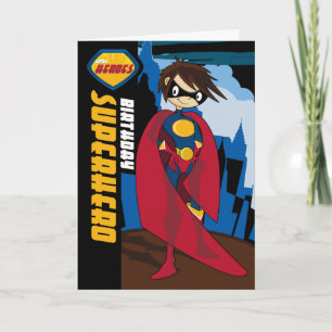 Little Heroes Superhero Geburtstagskarte Karte