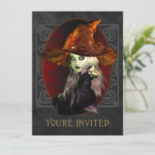Little Hexe Halloween-Party X große Einladung