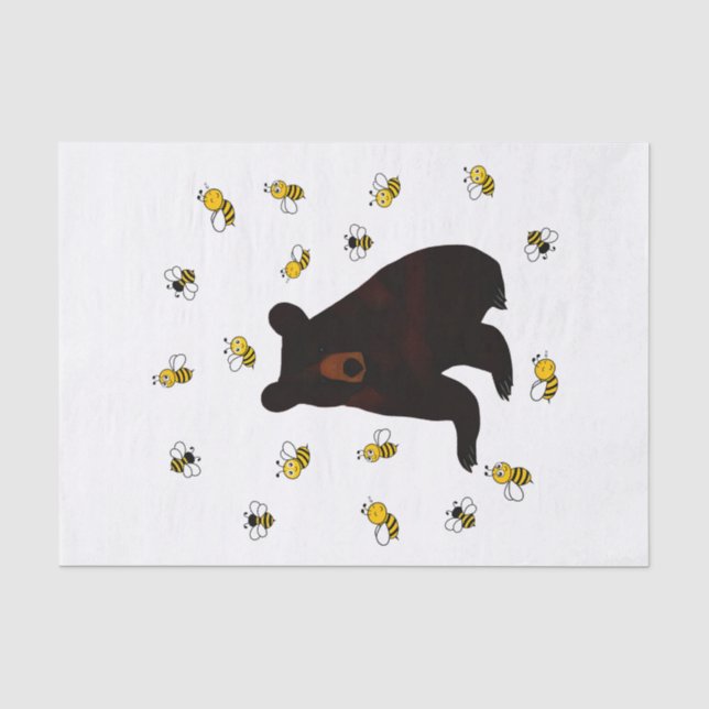 Little Honey Bear Seidenpapier (Vorderseite)