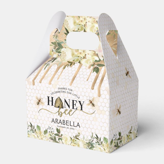 Little Honey Bee Birthday Party Fevor Box Geschenkschachtel (Vorderseite)