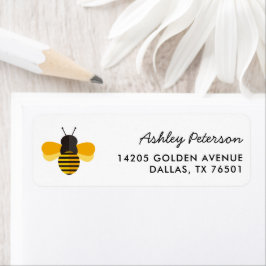Little Honey Bee Birthday Party Label