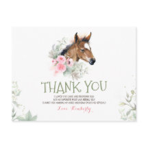 Little Horse Birthday Vielen Dank