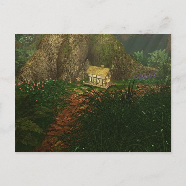 Little House dans la carte postale Big Woods (Devant)