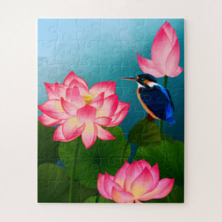Little Hummingbird und mit großen Blume