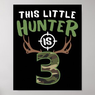 Little Hunter ist 3 Geburtstagskinder 3. Geburtsta Poster