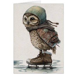 Little Ice Skater Grußkarte