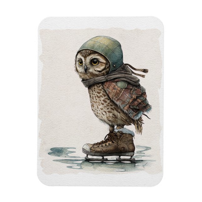 Little Ice Skater Magnet (Vertikal)