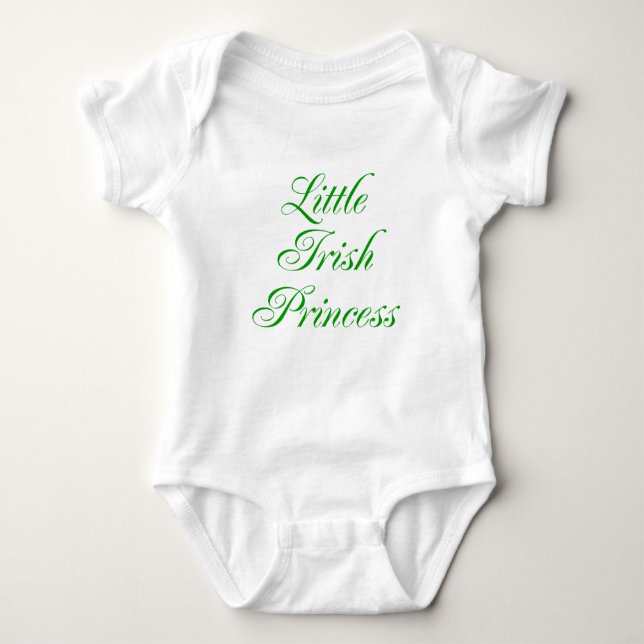 Little Irish Princess Baby Strampler (Vorderseite)