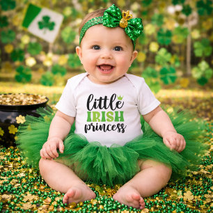 Little Irish Princess Baby Strampler