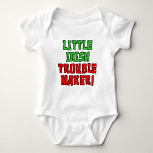 Little Irish Trouble Maker Baby Strampler