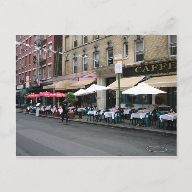 Little Italy Cafe Postkarte (Vorderseite)