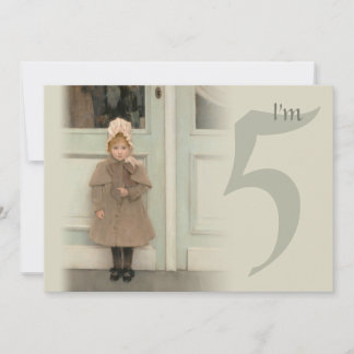 Little Jeanne CC0161 Fine art Birthday Party Einladung