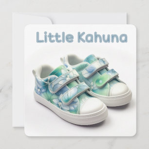 Little Kahuna Niedlich Baby Boy Dusche Geburtstag  Feiertagskarte