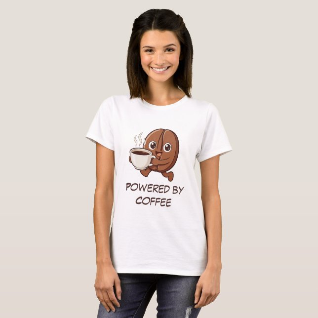 Little Kaka – Powered by Coffee T-Shirt (Vorne ganz)