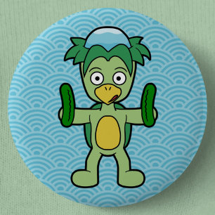 Little Kappa Yokai Button