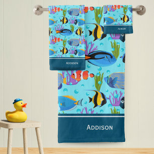Little Kids Ocean Fish Motif