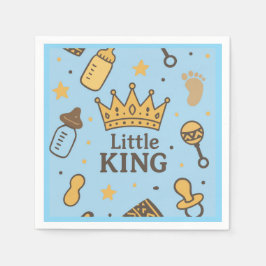 Little King Baby Shower Napkins Serviette