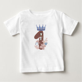 Little King's 1. Geburtstag Shirt" Baby T-shirt