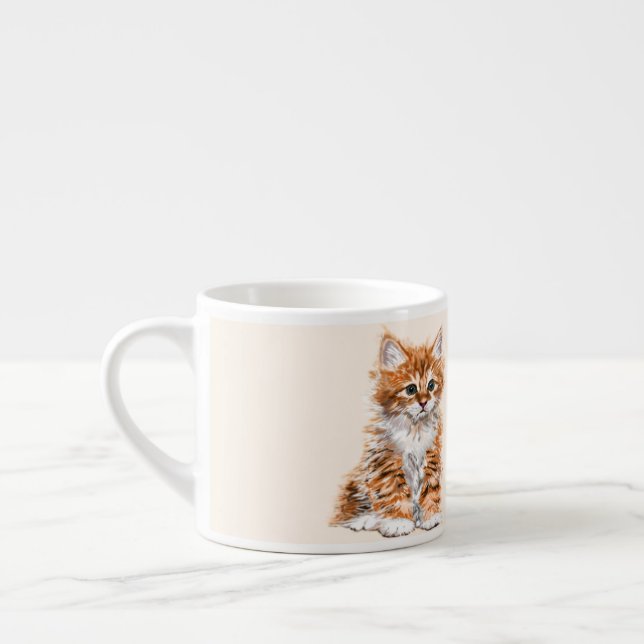 Little Kitten Espresso Cup Espressotasse (Links)