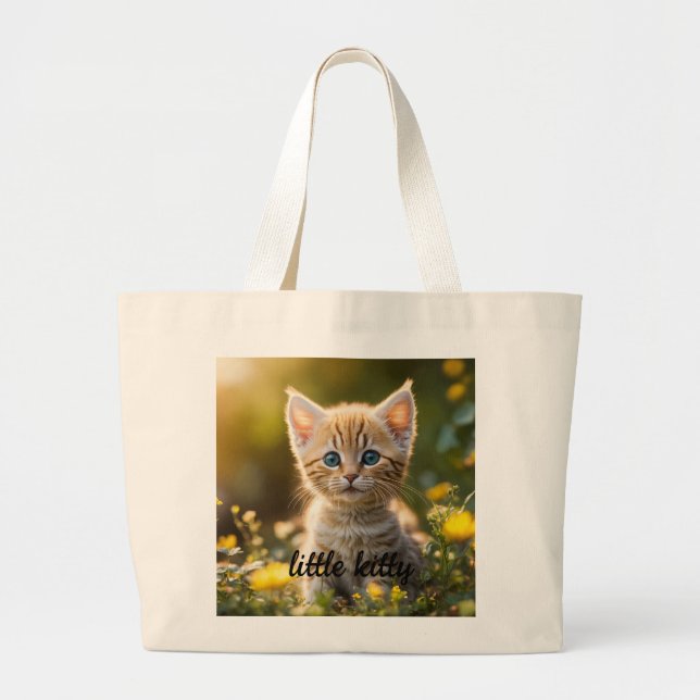 Little Kitty Liebe: Niedlich Tote Tasche (Vorne)