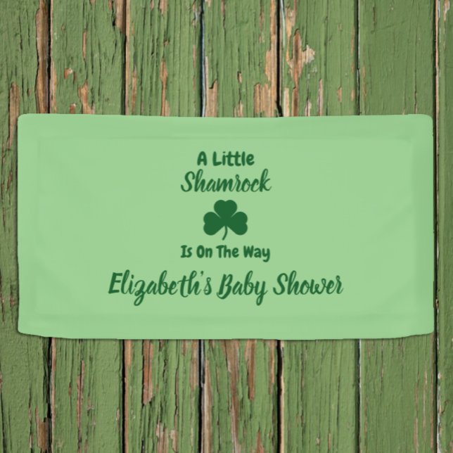 Little Kleeblatt St Patrick's Day Baby Shower Banner (Von Creator hochgeladen)