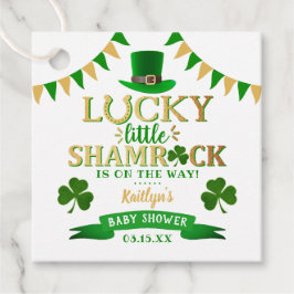 Little Kleeblatt St. Patrick's Day Baby Shower Geschenkanhänger