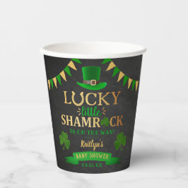 Little Kleeblatt St. Patrick's Day Baby Shower Pappbecher