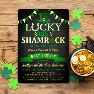 Little Kleeblatt St. Patrick's Day Baby Shower Rea Folieneinladung