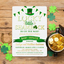 Little Kleeblatt St. Patrick's Day Baby Shower Rea