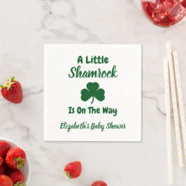 Little Kleeblatt St Patrick's Day Baby Shower Serviette