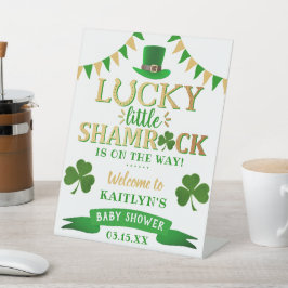 Little Kleeblatt St. Patrick's Day Baby Shower Sockelschild
