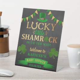 Little Kleeblatt St. Patrick's Day Baby Shower Sockelschild