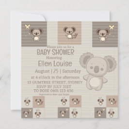 Little Koala Bliss Save The Date