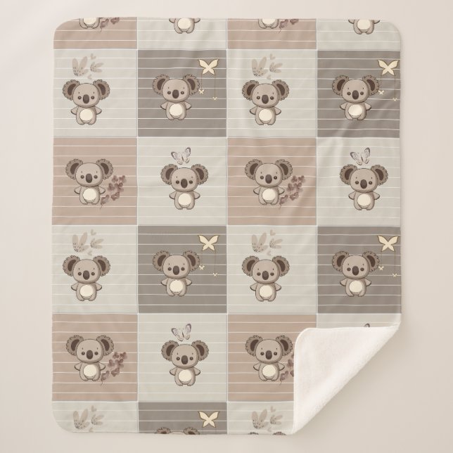 Little Koala Bliss Sherpadecke (Vorderseite)