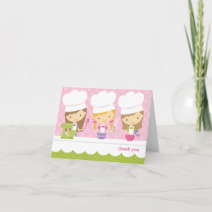 Little Koch Backday Party Danke Karten