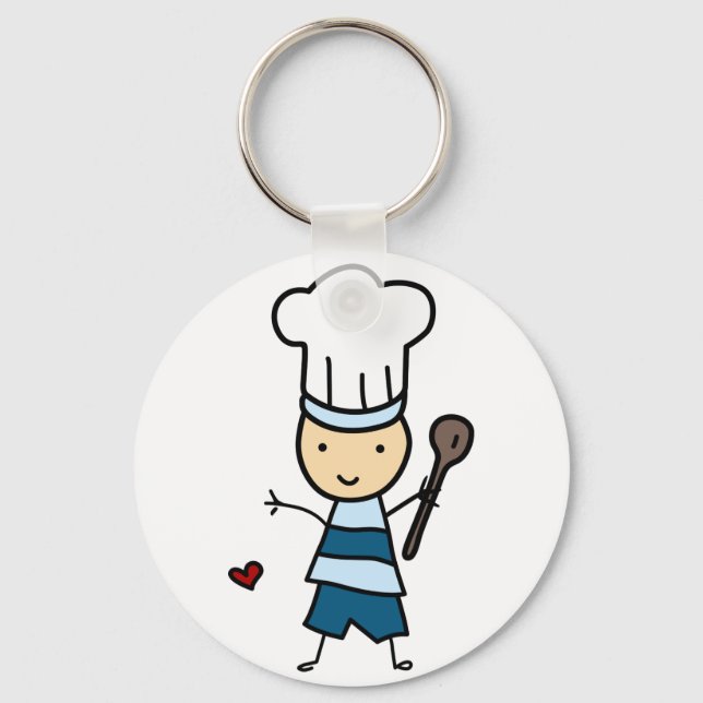 Little Koch Boy Schlüsselanhänger (Vorderseite)