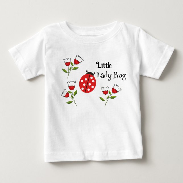 Little Lady Bug Baby T-shirt (Vorderseite)
