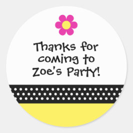 Little Ladybug Birthday Party Fevor Sticker
