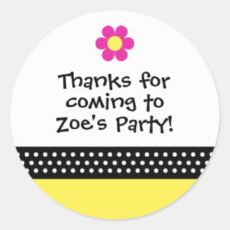Little Ladybug Birthday Party Fevor Sticker