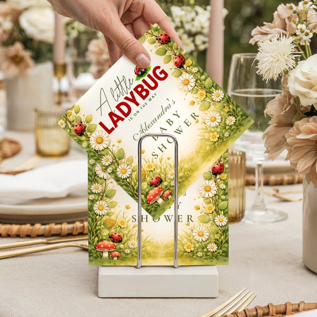 Little Ladybug Garden Baby Shower Serviette (Von Creator hochgeladen)