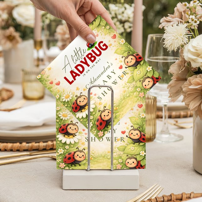 Little Ladybug Garden Celebration Baby Shower Serviette (Von Creator hochgeladen)