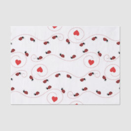 Little Ladybug Muster Party Seidenpapier