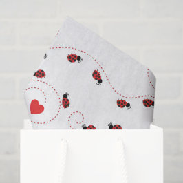 Little Ladybug Muster Party Seidenpapier