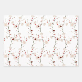 Little Ladybug Pattern Boho Geschenkpapier Set