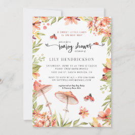 Little Ladybug | Spring Baby Shower Einladung