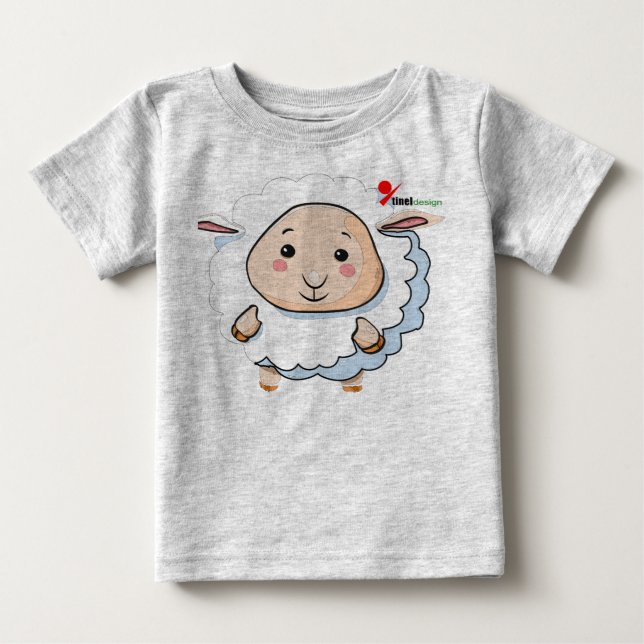 Little Lamb Baby T - Shirt (Vorderseite)