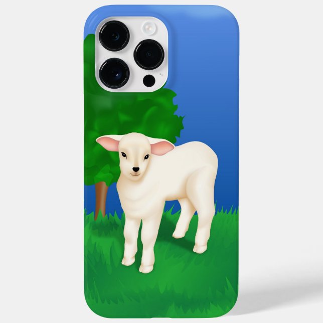 Little Lamb Case-Mate iPhone Hülle (Rückseite)