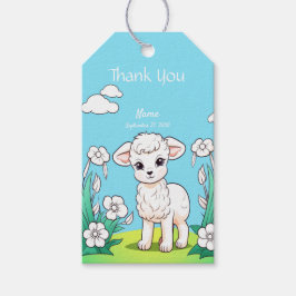 Little Lamb Gift Tag Geschenkanhänger