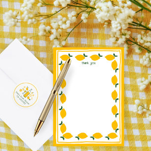Little Lemons CUSTOM Brautparty Dankeskarte