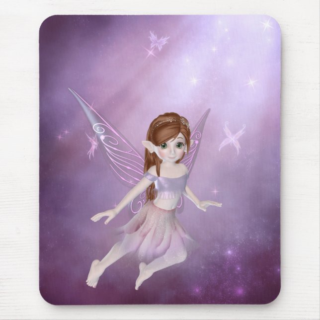 Little Lila Fairy - Fantasy Mousepad (Vorne)